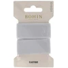 Image de Élastique tissé souple Blanc 28 mm x 0,8 m