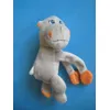 Image de Peluche Doudou Singe Hippopotame Gris Orange Yeux Bleus Scratch 24 Cm Mob