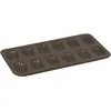 Image de Gobel - Plaque De 12 Madeleines - Acier - RevÃªtement AntiadhÃ©rent Bicouche - Dimensions : 39,5 X 20 X 1,7 Cm - Empreinte : 8 Cm
