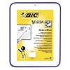 Image de Bic Tableau Velleda Double Face Fixation Murale Surface EffaÃ§able Ã Sec Blanc