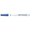 Image de Bic - Velleda - Feutre EffaÃ§able Ã Sec Pour Tableau Blanc - Pointe Ogive - Encre CÃ©tone Bleu - Lot De 12