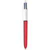 Image de Stylo bille 4 couleurs 1 mm Shine Rouge métallisé
