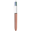 Image de Stylo bille 4 couleurs 1 mm Rose Gold