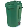 Image de Poubelle verte 110L Ã   roulettes