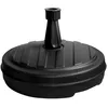 Image de Pied De Parasol Plastique Rond À Remplir Pour Tige 18mm À 33mm.