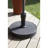 Image de Pied De Parasol Rond En B?Ton 27kg Gris Fonc?