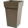 Image de Eda Pot Toscane Haut CarrÃ© 39cm - Contenance 62l - Taupe