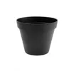 Image de Pot Rond Anthracite - DiamÃ¨tre 80 Cm - 170 Litres - Toscane 13623 Eda Plastiques