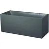 Image de JardiniÃ¨re Graphit - Anthracite - 99.5x39.5x43.5cm 98l - Eda Plastiques - IntÃ©rieur Et ExtÃ©rieur