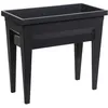 Image de Eda Espace Potager Avec Table City VÃ©gÃ©table 73x38,5x68cm - Contenance 57l - Gris Anthracite