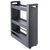 Image de Desserte - 3 Ã©tagÃ¨res - Mobilo - anthracite EDA PLASTIQUES