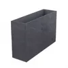 Image de Jardiniere Loft L Volcania Anthracite - 78.5x29.5x60cm 46l - Eda Plastiques
