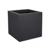 Image de Pot CarrÃ© Graphit Up - Anthracite - 29.5x29.5x29.5 - 21l - Eda Plastiques - IntÃ©rieur Et ExtÃ©rieur