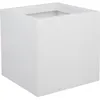 Image de Pot CarrÃ© Graphit Up - Blanc CÃ©rusÃ© - 29.5x29.5x29.5 - 21l - Eda Plastiques - IntÃ©rieur Et ExtÃ©rieur