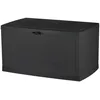 Image de Malle De Jardin Gris Anthracite - 500 Litres - Maxi Serena Eda Plastiques