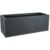 Image de JardiniÃ¨re Graphit Up - Anthracite - 79.5x29.5x29.5cm 57l - Eda Plastiques - IntÃ©rieur Et ExtÃ©rieu