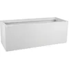 Image de JardiniÃ¨re Graphit Up - Blanc CÃ©rusÃ© - 79.5x29.5x29.5cm 57l - Eda Plastiques - IntÃ©rieur Et ExtÃ©rieu