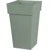 Image de Pot De Fleur CarrÃ© Toscane 39 X H.65 Cm - Vert Laurier
