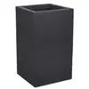 Image de Pot Carré Haut Graphit'up - 36 L - Gris Anthracite Eda Plastiques