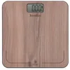Image de Balance de salle de bain digitale Power Free Natura Terraillon bois noyer capacitÃ© 180 kg graduation 100 g
