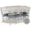 Image de Housse De Protection Cover Air Pour Table Rectangulaire + 10 Chaises - 290 X 130 X 70 Cm - Jardiline