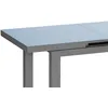 Image de Table Ã  manger d'extÃ©rieur extensible en aluminium gris Ibiza anthracite - 10/12 places - Jardiline