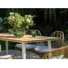 Image de Table De Jardin Rectangulaire En Bois Teck Maldive - 4 Places - Jardiline