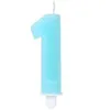 Image de Bougie chiffre anniversaire nÂ° 1 assortis