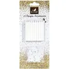Image de Bougie anniversaire x20 + 20 supports blanc