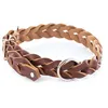 Image de Collier Pour Chien En Cuir TressÃ© Pleine Fleur Martin Sellier 14/38 Cm Mixte Marron