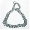 Image de Collier ChaÃ®ne 1/2 Ãtrangleur 2 Rangs - 60 Cm
