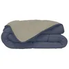 Image de Couette Sans Housse Lavable Zelesta Easybed - Bleu & Mastic - 240x220 Cm
