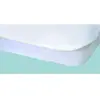 Image de ProtÃ¨ge-Matelas AlÃ¨se ImpermÃ©able Elasretane Ãponge Bouclette 100% Coton 140x190 Cm Blanc