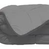 Image de Couette D'Ã©tÃ© En Microfibre Bicolore Polyester/Microfibre Gris Clair