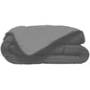 Image de Couette Sans Housse Lavable Zelesta Easybed Light - Gris FoncÃ© & Gris ArgentÃ© - 240x220cm
