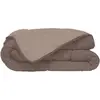 Image de Hudson Couette LÃ©gÃ¨re Microfibre 200g/MÂ² 240x260cm Taupe & Lin