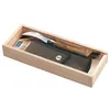 Image de Plumier Couteau Champignon Pliant En ChÃªne Lame Inox Et Ãtui Opinel - 1327 - Inox - Lame Inox Poli - ChÃªne - ChÃªne - 10 Cm