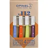 Image de Opinel - 1381 - Coffret De 4 Couteaux D'office - N112 - Couleur AcidulÃ©e