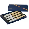 Image de Opinel - Coffret 4 Couteaux De Table - Facette - Olivier  - Marron