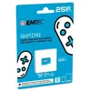 Image de Emtec Gaming - Carte mÃ©moire flash - 256 Go - A1 / Video Class V30 / UHS-I U3 - microSDXC UHS-I - bleu
