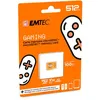 Image de EMTEC Gaming - Carte mÃ©moire flash - 512 Go - A2 / Video Class V30 / UHS-I U3 - microSDXC UHS-I - orange