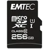 Image de EMTEC Elite Gold - Carte mÃ©moire flash (adaptateur SD inclus(e)) - 256 Go - UHS-I U1 / Class10 - microSDXC UHS-I