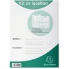 Image de Exacompta Kit Dossier Location Non MeublÃ©e Feuillets Contrat De Location + Etat Des Lieux 41e