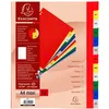 Image de Intercalaires Polypro - 12 Positions - Mensuel - A4 - Exacompta