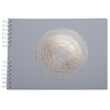Image de Album Photo 50 pages blanches - Spirales - 32 x 22 cm Ellipse Gris