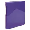 Image de Exacompta Classeur 4 Anneaux Dia 30mm Iderama Polypro Souple 7/10 Brillant. Dos 4cm. Coloris Violet