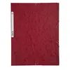Image de Chemise Ã Ãlastique 3 Rabats - A4 - Rouge Cerise - Exacompta
