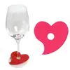 Image de Marque places coeur pied de verre - Fuchsia