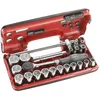 Image de Coffret de clÃ© Ã  cliquet manche rotatif DBOX FACOM S.360DBOX4PB avec douilles 1/2'' 6 pans (22 piÃ¨ces)