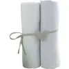 Image de Babycalin 2 Draps Housse BÃ©bÃ© Blanc 60 X 120 Cm Jersey 130gr/MÂ²